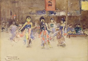 De Javaanse Dansers, 1889 door Arthur Melville