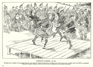 Een Highland bijeenkomst