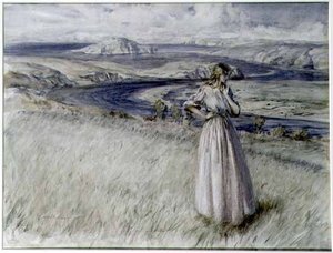 Bigbury Bay, Devon door Arthur Rackham