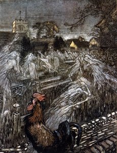 Illustratie door Arthur Rackham voor De Droom van een Zomernacht door William Shakespeare door Arthur Rackham