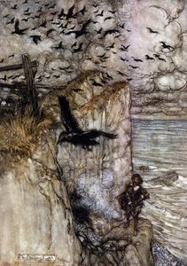 Illustratie door Arthur RACKHAM (1867-1939) voor De Droom van een Zomernacht door William SHAKESPEARE door Arthur Rackham