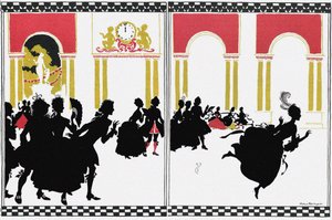 Illustratie voor Sprookje Assepoester door Arthur Rackham