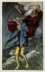 Koning Lear door Arthur Rackham