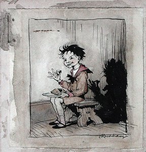 Klein Jack Horner, illustratie uit 