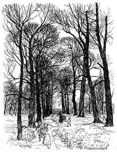 Peter Pan in Kensington Gardens door Arthur Rackham