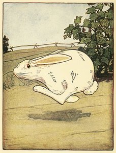 Peter stopte nooit met rennen, uit The Tale of Peter Rabbit, uitgegeven 1916