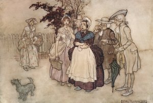 Rip Van Winkle, 1907 door Arthur Rackham