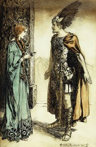 Siegfried ontmoet Gutrune: De schemering der goden, 1911