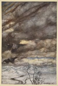 De raven van Wotan, illustratie uit 
