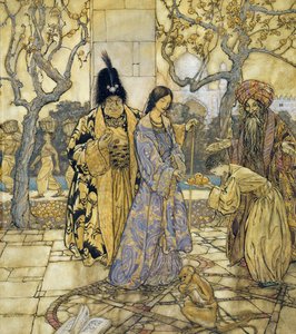 Ze Oogstten voor Ahmeds Prinselijke Hand, 1917 door Arthur Rackham