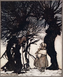 Ze waarschuwden haar .., uit Peter Pan in Kensington Gardens door J M Barrie (1860 - 1937), pub. 1906