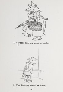 Dit kleine varken ging naar de markt - kinderrijm