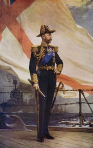 Koning George V in marine-uniform