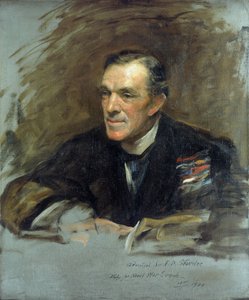 Portret van admiraal van de vloot Sir Frederick Doveton Sturdee