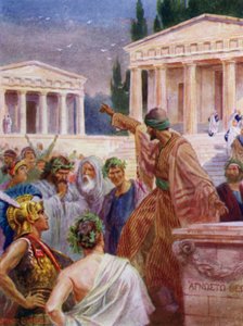 Paulus predikt in Athene