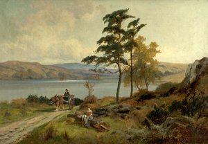 Dichtbij Betws-y-Coed, Noord-Wales door Arthur Walker Redgate
