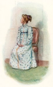 Illustratie voor Northanger Abbey door Jane Austen
