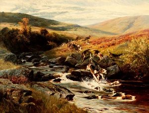 De Otterjacht door Arthur Wardle