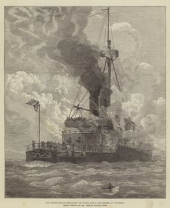 De stoomketelontploffing aan boord van HMS Thunderer bij Spithead door Arthur Wellington Fowles
