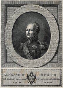 ALEXANDER I van Rusland (1777-1825). Tsaar van Rusland (1801-1825).