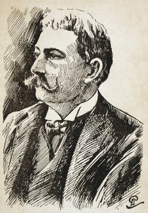 AZEVEDO, Aluisio de (1857-1913). Braziliaanse schrijver. Gravure.