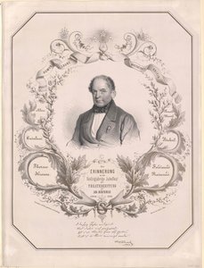 Adolf Baeuerle (prent) door Artist Unknown