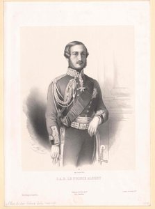Albert, prins-gemaal van Engeland hertog van Saksen prins van Saksen-Coburg-Gotha door Artist Unknown