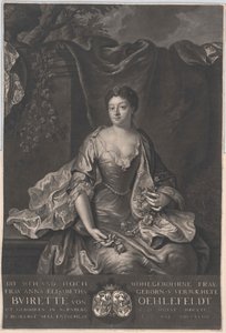 Anna Elisabeth Buirette-Oehlefeld door Artist Unknown