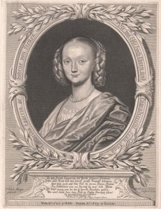 Anna Elisabeth von Stetten (afdruk) door Artist Unknown