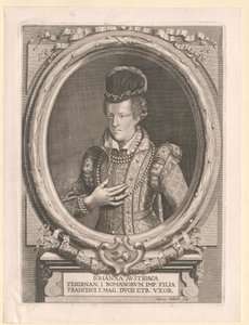 Aartshertogin van Oostenrijk Johanna door Artist Unknown