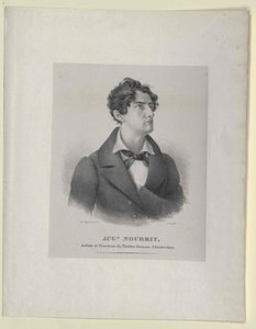 Auguste Nourrit (afdruk) door Artist Unknown