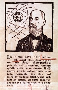 BECQUEREL Antoine Henri Frans ingenieur, natuurkundige, Nobelprijswinnaar: Portret (tekening)