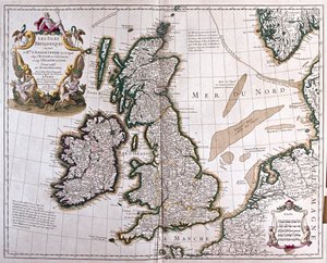 Britse eilanden, Engeland, Schotland en Ierland. door Artist Unknown