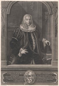 Christoph Adam Frederick Behaim von Schwarzbach door Artist Unknown