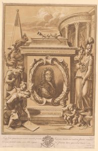Christopher Wren door Artist Unknown