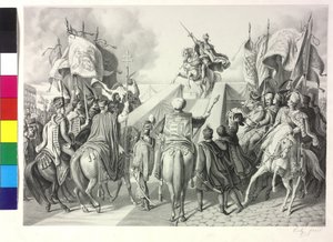 Kroning van Ferdinand I van Oostenrijk tot koning van Hongarije in Bratislava op 28 september 1830