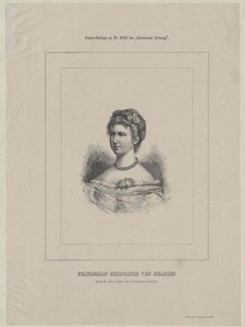 Kroonprinses van Oostenrijk Stéphanie (afdruk)