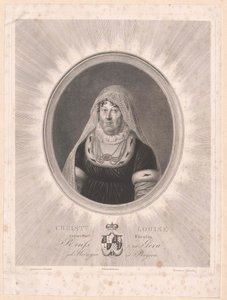 Hertogin van Beieren Louise (afdruk)