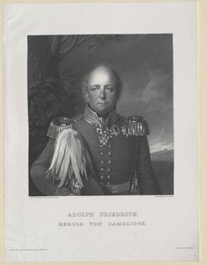 Hertog van Cambridge Adolf Friedrich door Artist Unknown
