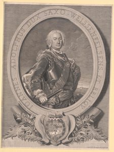 Hertog van Saksen-Weissenfels Johann Adolf II door Artist Unknown