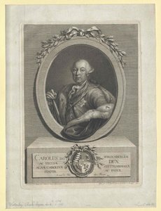 Hertog van Württemberg Karel II Eugene door Artist Unknown