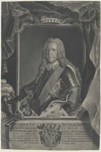 Hertog van Württemberg Karl Rudolf door Artist Unknown