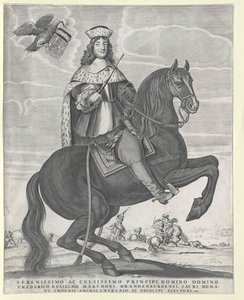 Elector of Brandenburg (1620-1688) Frederick Wilhelm door Artist Unknown
