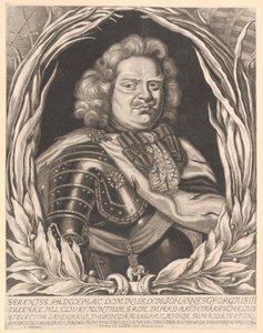 Keurvorst van Saksen Johann George III door Artist Unknown
