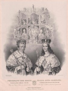 Keizer van Oostenrijk Ferdinand I door Artist Unknown