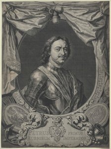 Keizer van Rusland Peter I de Grote door Artist Unknown