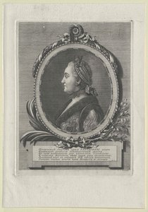 Keizerin van Rusland Catharina II door Artist Unknown