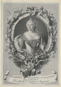 Keizerin van Rusland Elisabeth door Artist Unknown