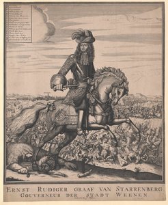 Ernst Roger graaf Starhemberg door Artist Unknown