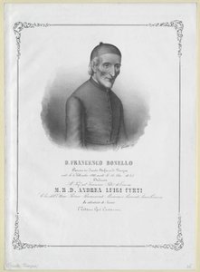 Francesco Bosello (druk) door Artist Unknown